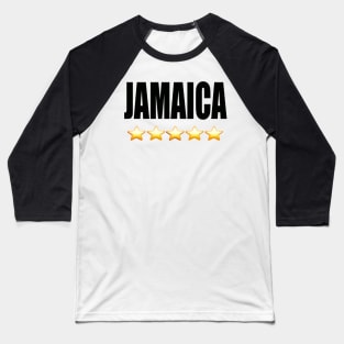 Jamaican five star rating Reggae Rasta Jamaica Baseball T-Shirt